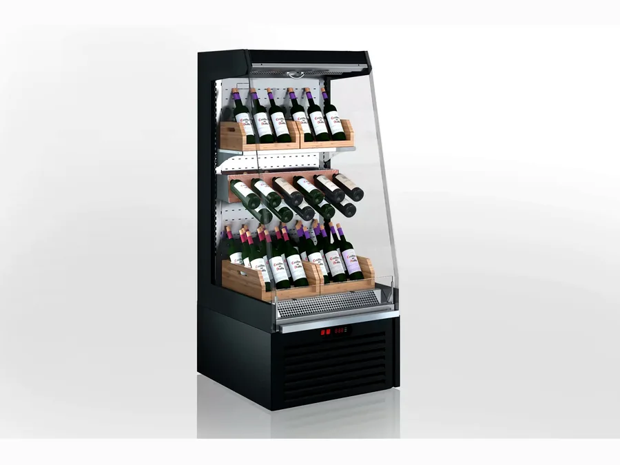 Meuble réfrigéré à bouteilles de vin pour épicerie Évron